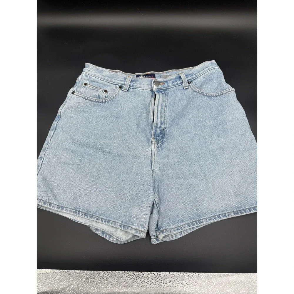 Vtg. Old Navy Women's Sz 16 Denim High Rise Jean Shorts Jorts 100% Cotton